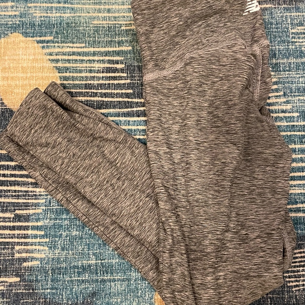 New Balance Charcoal Heather Performance Leggings
